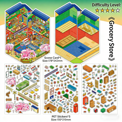 infeelme Magic Town | Large Advanced City Scene Adult Stress Relief Collage # 80