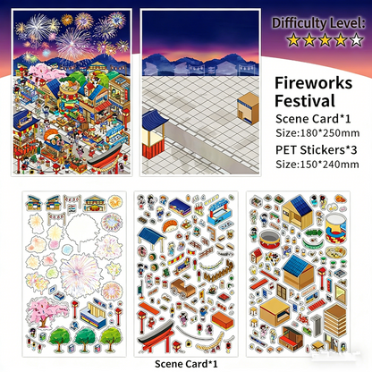 infeelme Magic Town | Large Advanced City Scene Adult Stress Relief Collage # 80