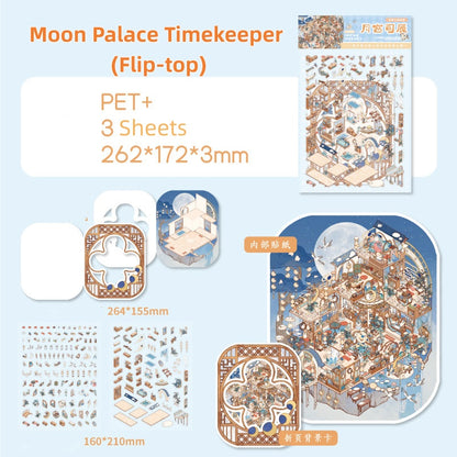 Luxury Large Scene Stickers | 3D 2-Layer Stackable House DIY # 70