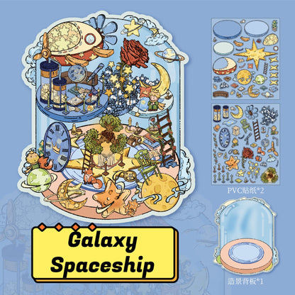 Prince's Fairy Tale Book | 3D Storage Scene Stickers DIY Journal # 51