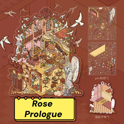 Prince's Fairy Tale Book | 3D Storage Scene Stickers DIY Journal # 51
