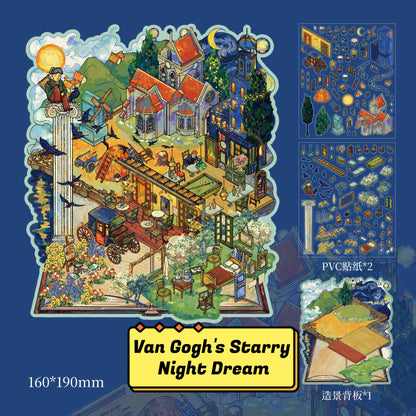 Prince's Fairy Tale Book | 3D Storage Scene Stickers DIY Journal # 51