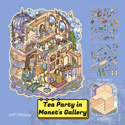 Prince's Fairy Tale Book | 3D Storage Scene Stickers DIY Journal # 51