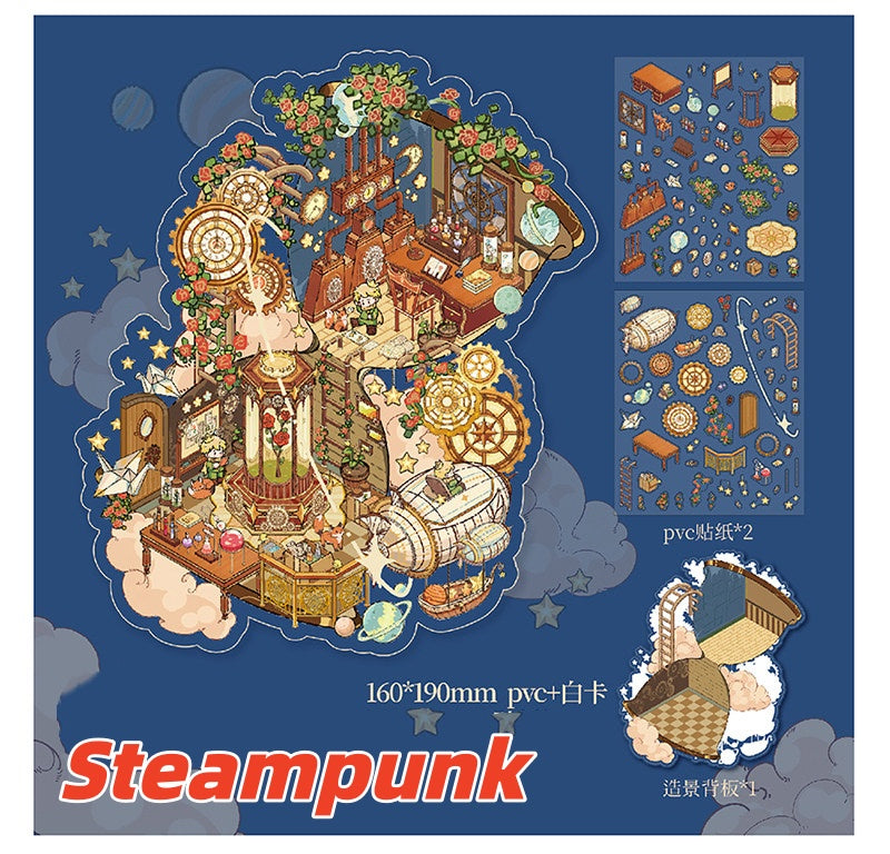 Star Dream Prince | 3D House Mini Scene Scene Stickers # 52