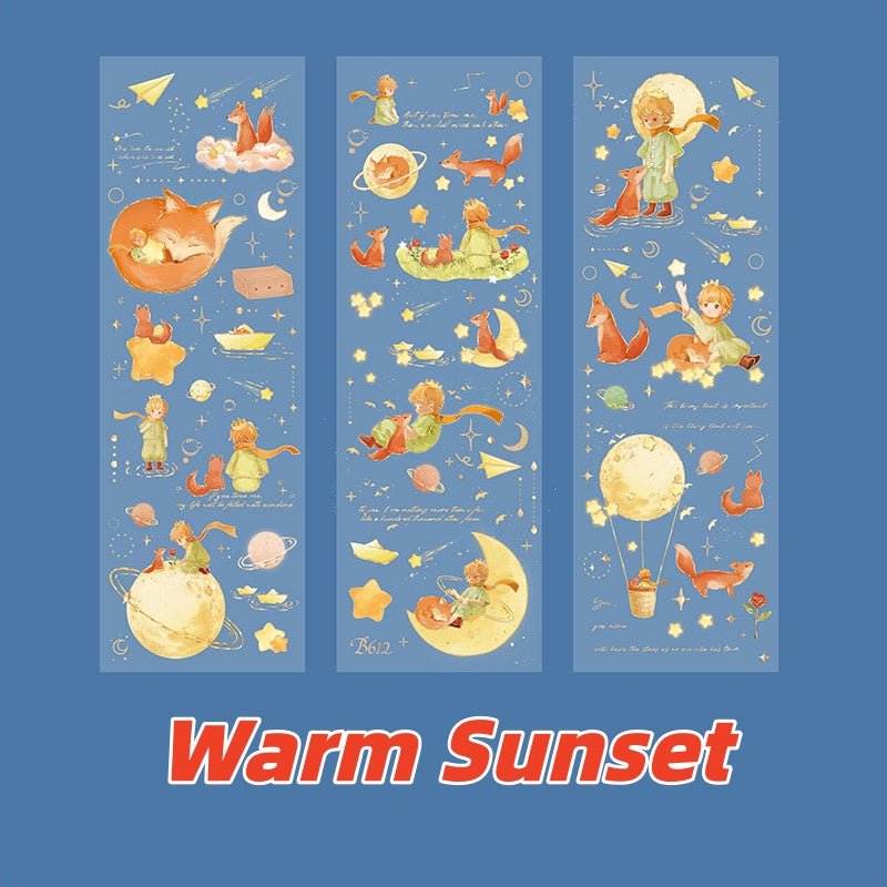 Prince Star Dream PET Stickers | Scrapbook Journal Sticker Pack # 54