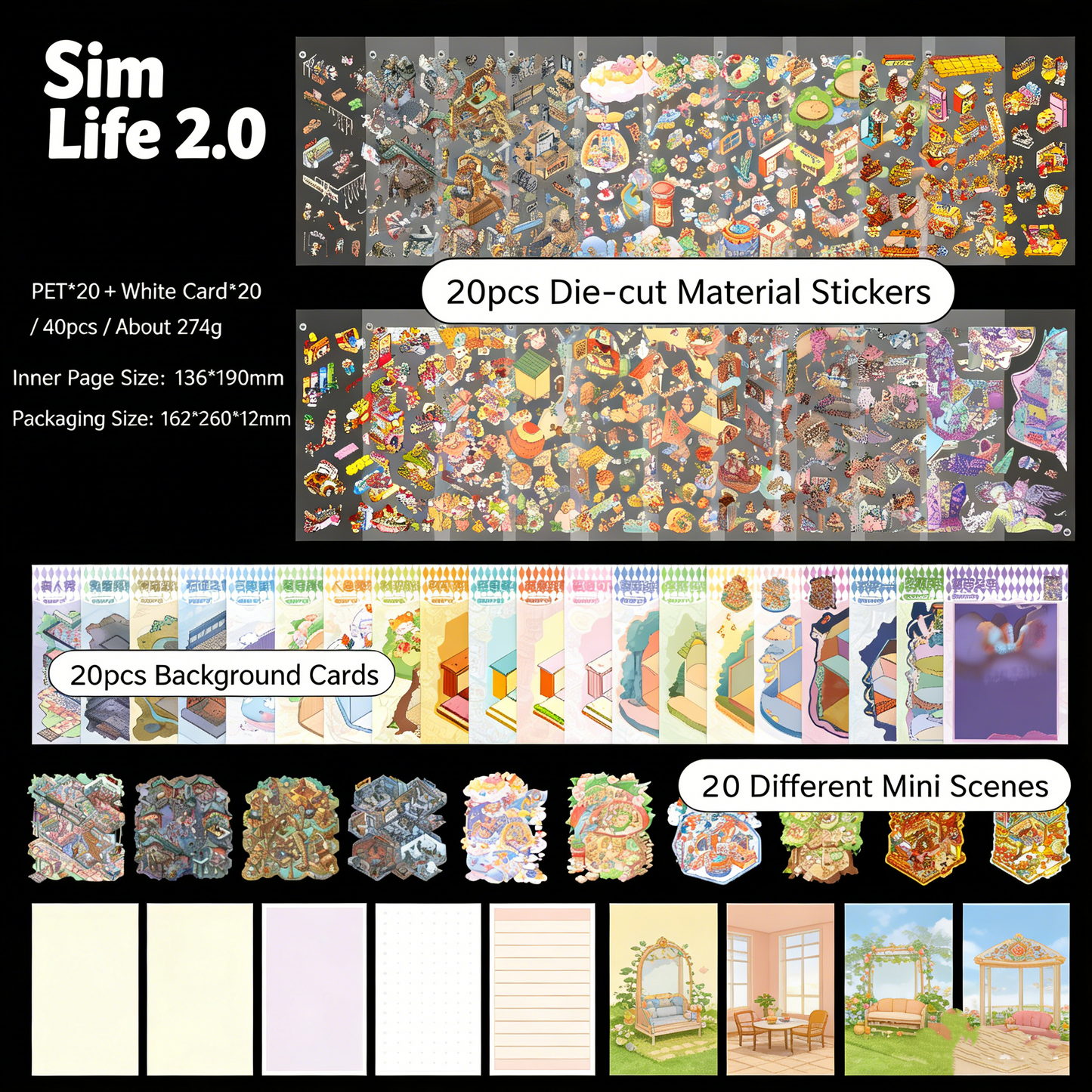Fun Theme Scene Collection Book Vol.7.0 | 3D Stress Relief Scenes # 74