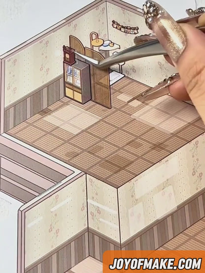 My Leisure Time 5.0 Scene Sticker Puzzle (Large Version) - 3D Mini House, Cute DIY Supplies # 6