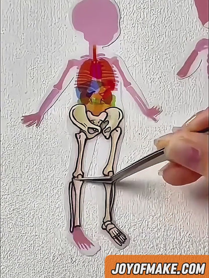 Anatomical Restoration 4.0 Scene Sticker Puzzle - 3D Cute Ornament, Visible Structure, Educational Toy for Kids # 7